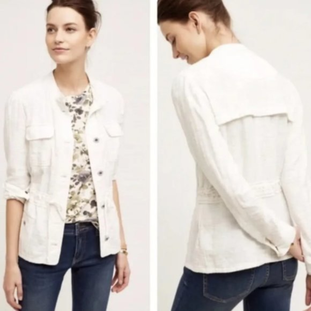 Anthropologie Hei Hei Breakaway Cotton Utility Jacket - Picture 1 of 6